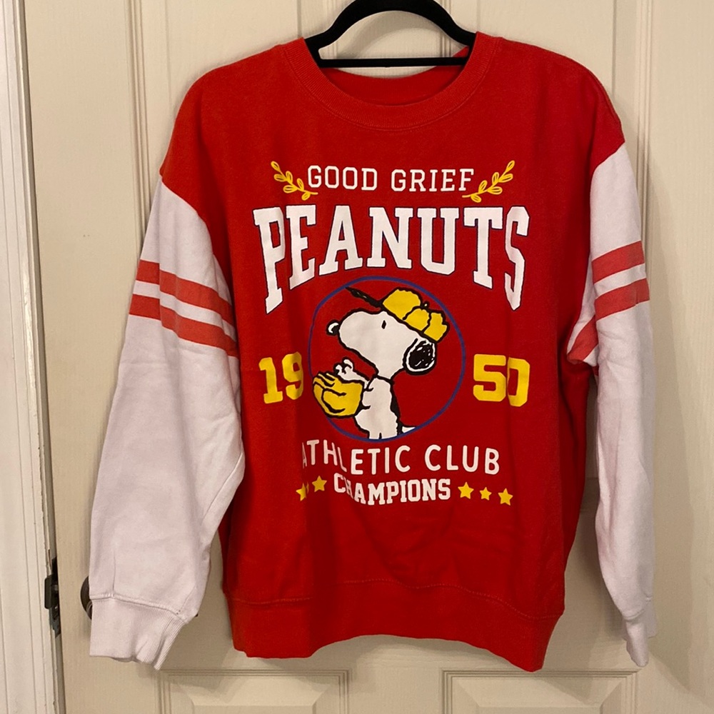 Red Snoopy Sweatshirt
